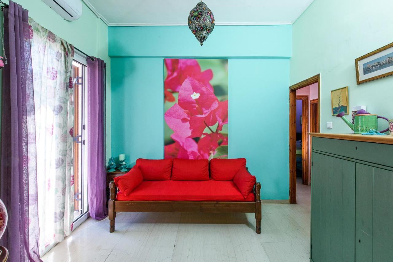 Aegina'S Flowers House Bagian luar foto